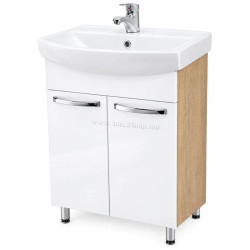Dulap cu lavoar Vasto Furniture Agat/CL 2U 600mm (Sonoma)