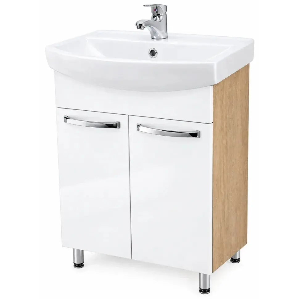 Dulap cu lavoar Vasto Furniture Agat/CL 2U 600mm (Sonoma)