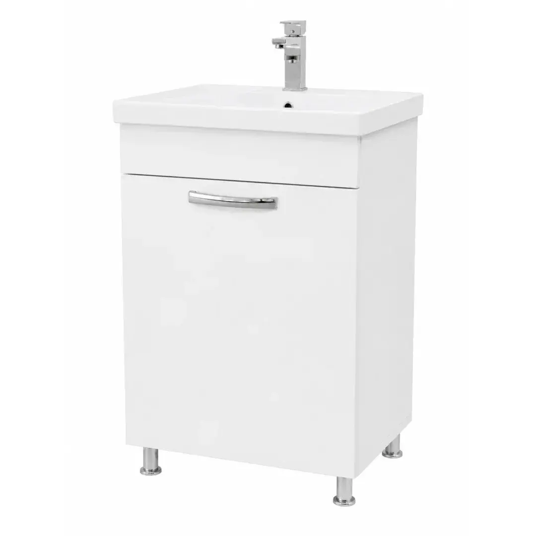 Dulap cu oglinda Vasto Furniture Agat/Sava 1U 500mm (White)