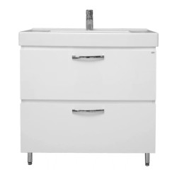 Dulap cu lavoar Vasto Furniture Agat/Sava 2S 1000mm (White) Thumb
