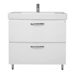 Dulap cu lavoar Vasto Furniture Agat/Sava 2S 900mm (White) Thumb