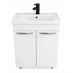 Dulap cu lavoar Vasto Furniture Agat/Sava 2U 600mm (White)