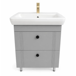 Dulap cu lavoar Vasto Furniture Palma/ML 2S 650mm (Grey Matte) Thumb