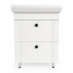 Dulap cu lavoar Vasto Furniture Palma/ML 2S 650mm (White) Thumb