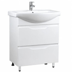 Тумба с умывальником Vasto Furniture Print/Basic 2S 650mm (White) Thumb