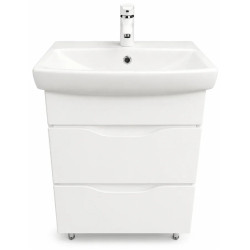 Тумба с умывальником Vasto Furniture Print/CL 2S 600mm (White) Thumb