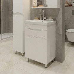 Dulap cu lavoar Vasto Furniture Print/Sava 1U 500mm (White)
