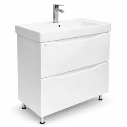 Dulap cu lavoar Vasto Furniture Print/Sava 2S 900mm (White) Thumb