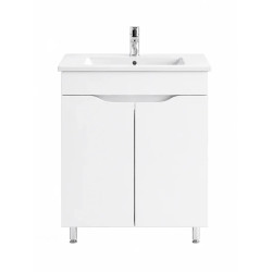 Dulap cu lavoar Vasto Furniture Print/Sava 2U 600mm (White) Thumb
