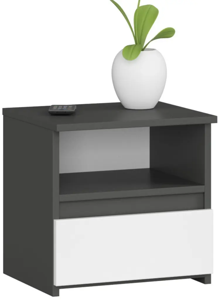 Noptiera Akord CL1 1SZ 40cm (Graphite Gray/White)