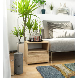 Тумба прикроватная Akord CL1 1SZ 40cm (Sonoma Oak)