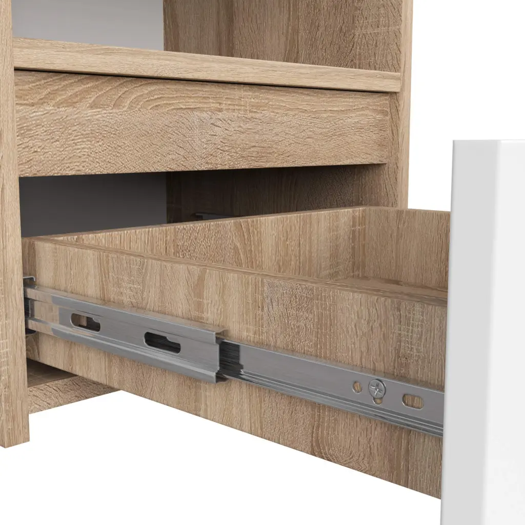 Тумба прикроватная Akord CL1 1SZ 40cm (Sonoma Oak/White)