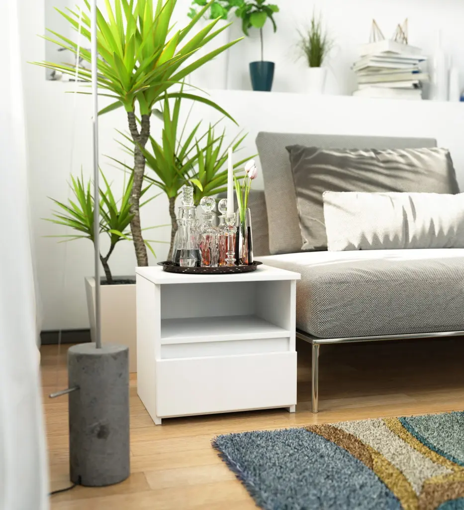 Noptiera Akord CL1 1SZ 40cm (White)