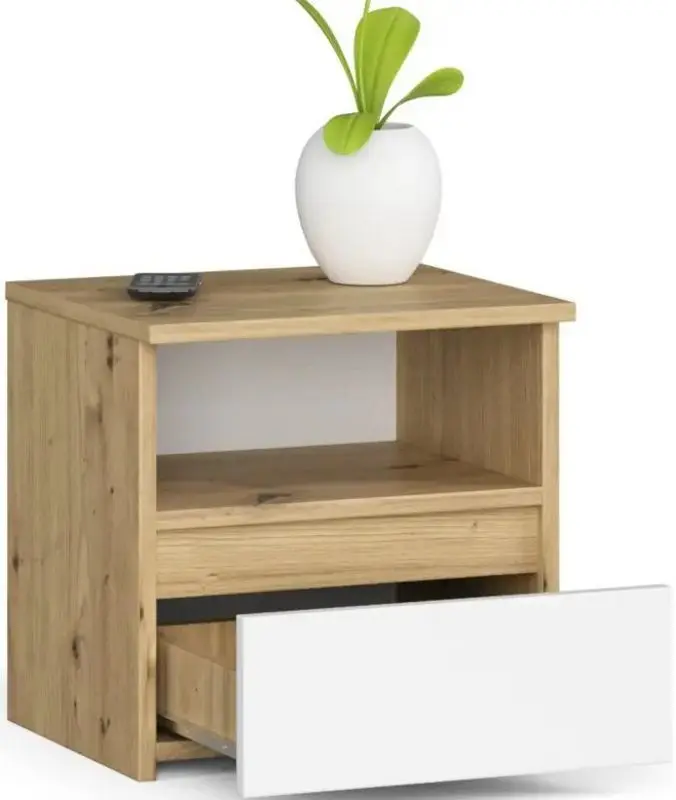 Noptiera Akord CL1 1SZ (Artisan Oak/White)