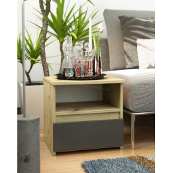 Noptiera Akord CL1 40cm 1SZ (Artisan Oak/Graphite Grey)