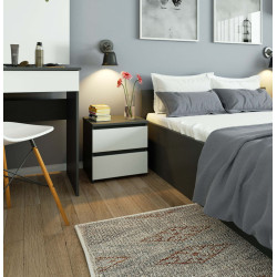 Noptiera Akord CL2 2SZ 40cm (Graphite Gray/White) Thumb