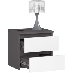 Noptiera Akord CL2 2SZ 40cm (Graphite Gray/White) Thumb