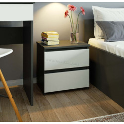Noptiera Akord CL2 2SZ 40cm (Graphite Gray/White)