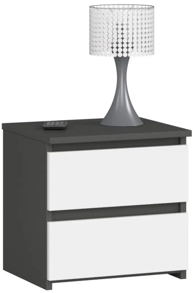 Noptiera Akord CL2 2SZ 40cm (Graphite Gray/White)