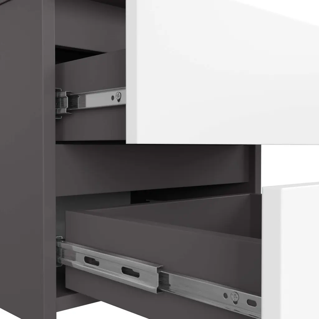 Noptiera Akord CL2 2SZ 40cm (Graphite Gray/White)