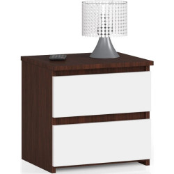 Тумба прикроватная Akord CL2 2SZ CLP PK (Wenge/White) Thumb