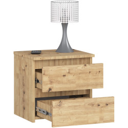 Noptiera Akord CL2 40cm 2SZ (Artisan Oak) Thumb