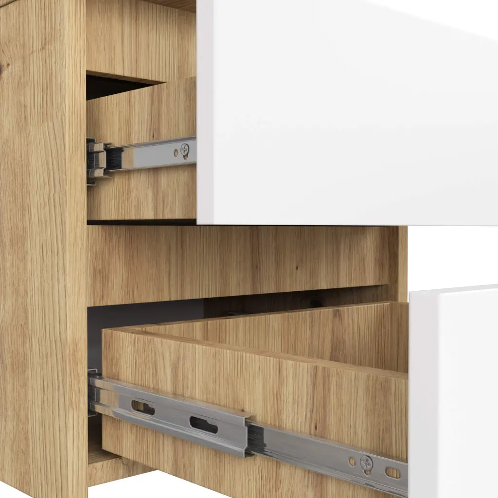 Noptiera Akord CL2 40cm 2SZ (Artisan Oak/White)