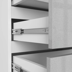 Noptiera Akord CL3 60cm (White/Metallic Gloss) Thumb