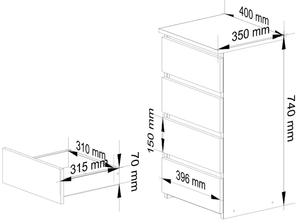 Noptiera Akord CL4 PK (Artisan Oak)