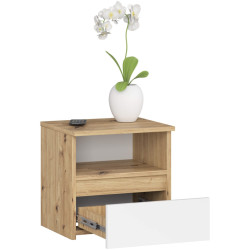 Noptiera Akord K40 1SZ (White/Artisan Oak) Thumb