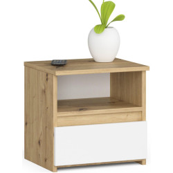 Noptiera Akord K40 1SZ (White/Artisan Oak) Thumb