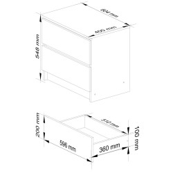 Noptiera Akord K60 2SZ (Craft Oak) Thumb