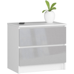 Noptiera Akord K60 2SZ (Metallic Gloss/White) Thumb