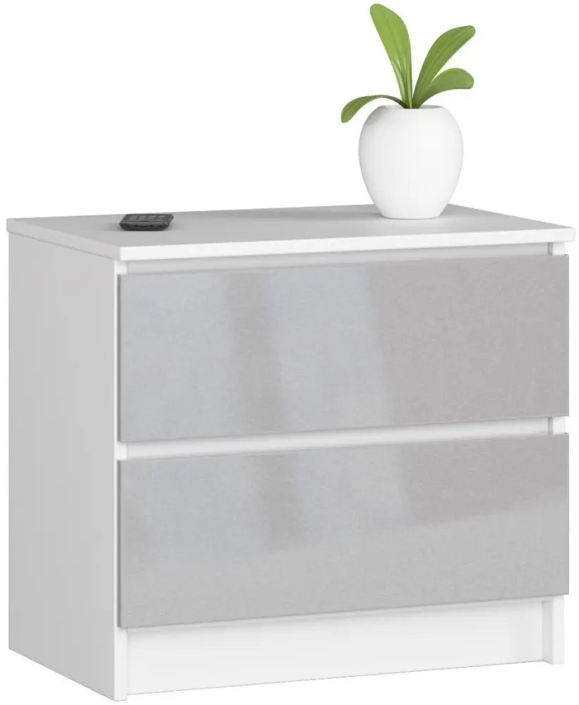 Noptiera Akord K60 2SZ (Metallic Gloss/White)