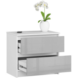 Noptiera Akord K60 2SZ (Metallic Gloss/White) Thumb