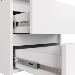 Тумба прикроватная Akord K60 2SZ (White) Thumb