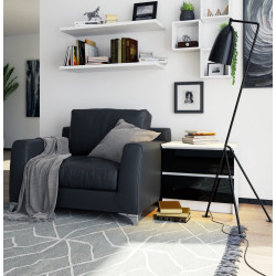 Noptiera Akord K60 2SZ (White/Black Gloss) Thumb