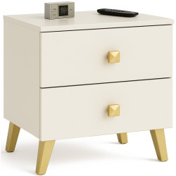 Noptiera Akord Mobi 40cm 2SZ (Cashmere/Gold) Thumb