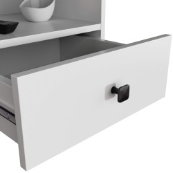 Noptiera Akord Mobi K-01 40cm 1SZ (White/Black) Thumb