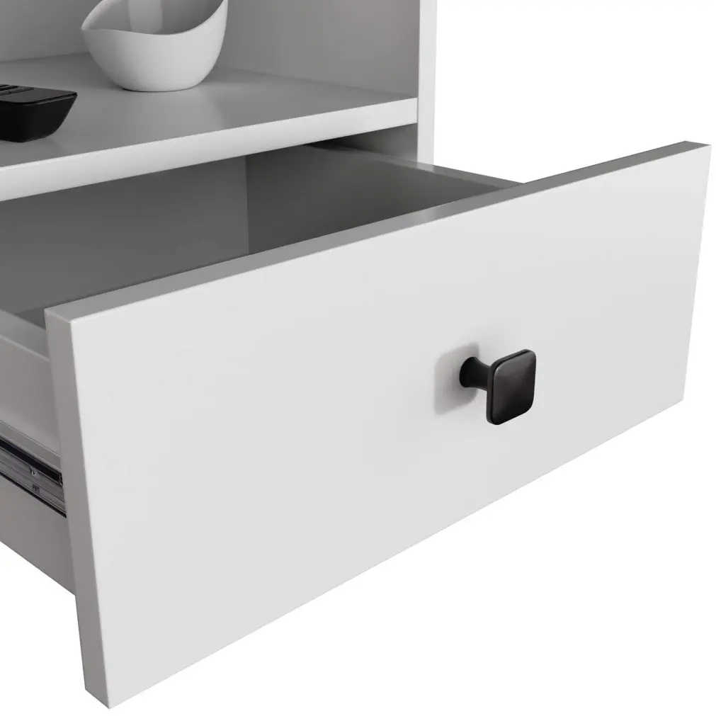 Noptiera Akord Mobi K-01 40cm 1SZ (White/Black)