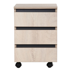 Тумба прикроватная AMF Pluto SM1 (Natural/Black) Thumb