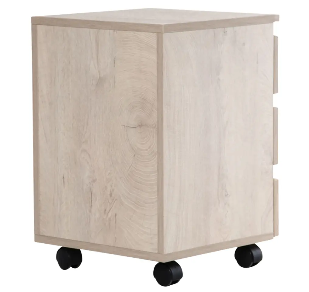 Тумба прикроватная AMF Pluto SM1 (Natural/Black)