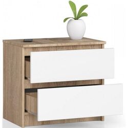 Тумба прикроватная Artool 168527-AK (Oak/White) Thumb