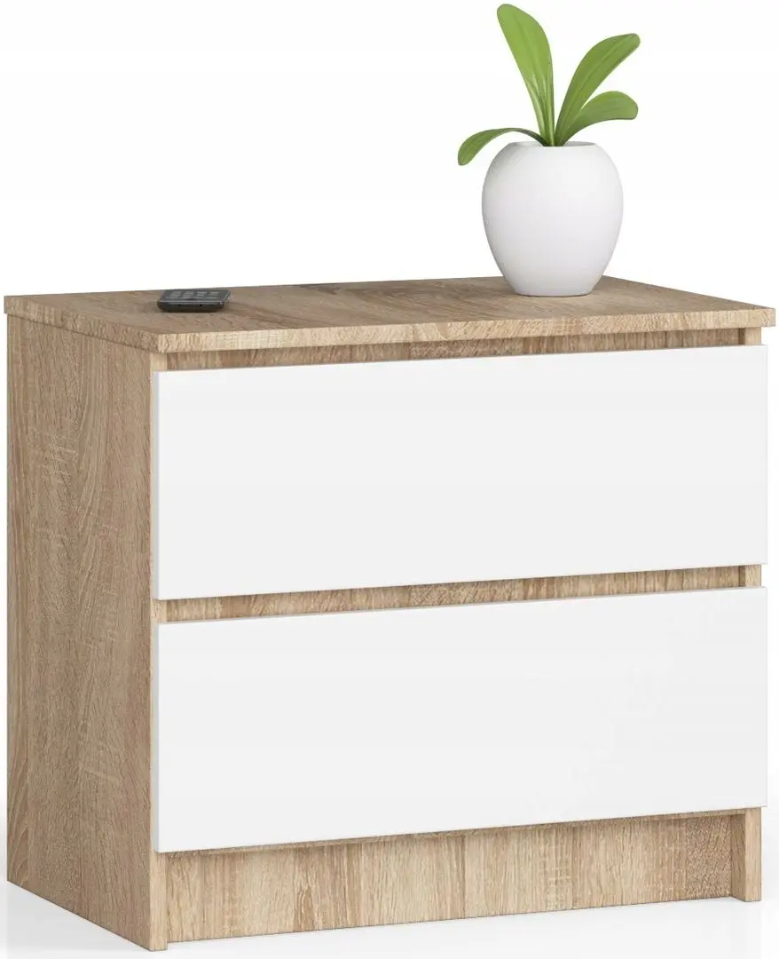 Тумба прикроватная Artool 168527-AK (Oak/White)