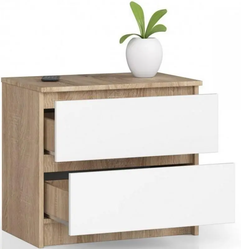 Тумба прикроватная Artool 168527-AK (Oak/White) - 2