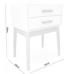 Noptiera Artool COU8194 (White/Wood) Thumb