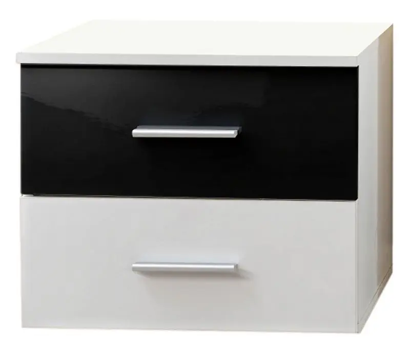 Noptiera ASM Vicky WSHW VYN (Black Gloss/White Matt)