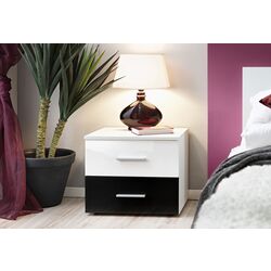 Noptiera ASM Vicky WSHWH VYN (Black Gloss/White Gloss/White Matt) Thumb