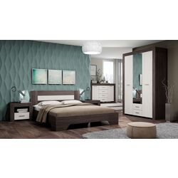 Noptiera Астрид-Мебель Kvadro 2 (Ash Anchor Dark/Ash Anchor White) Thumb