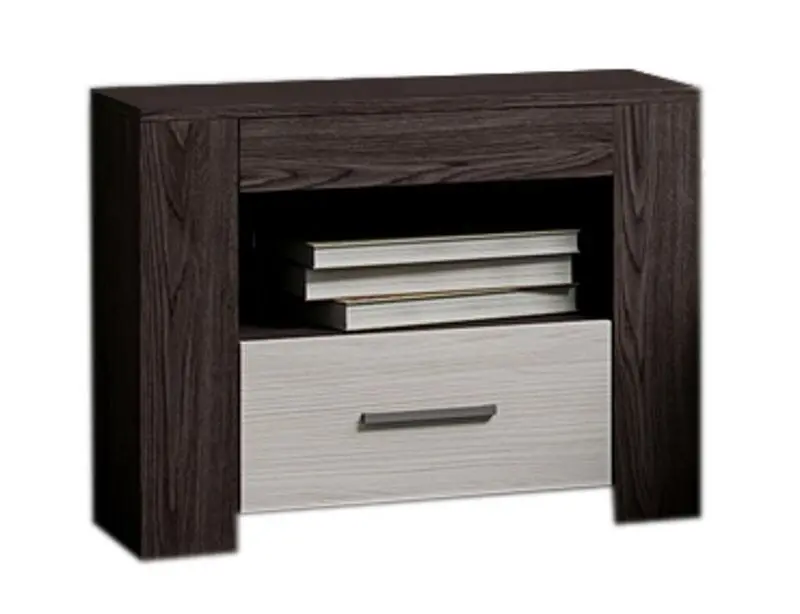 Noptiera Астрид-Мебель Kvadro 2 (Ash Anchor Dark/Ash Anchor White)